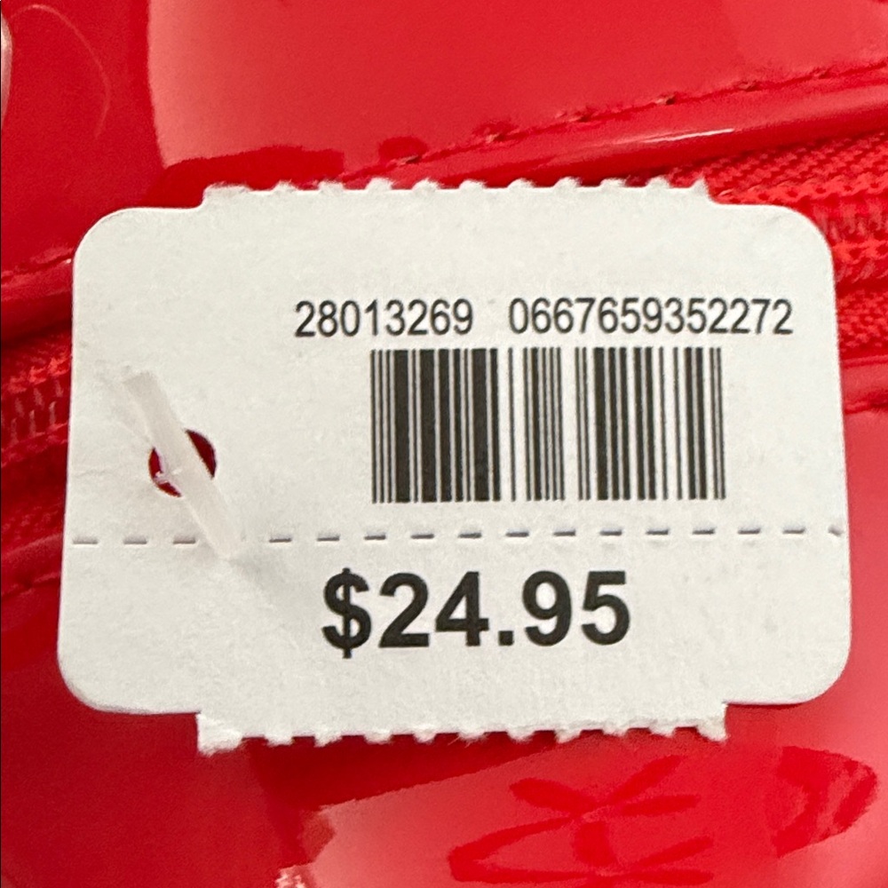 Bath & Body Works Red Crossbody Bag with Heart Design - Picture 3 of 3
